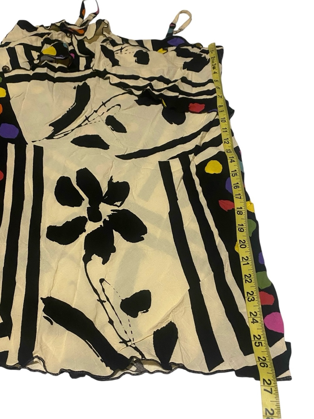 VINTAGE Y2K Jams World Mini Dress Large Abstract Artsy Colorful 90’s Hawaii USA - Picture 11 of 16